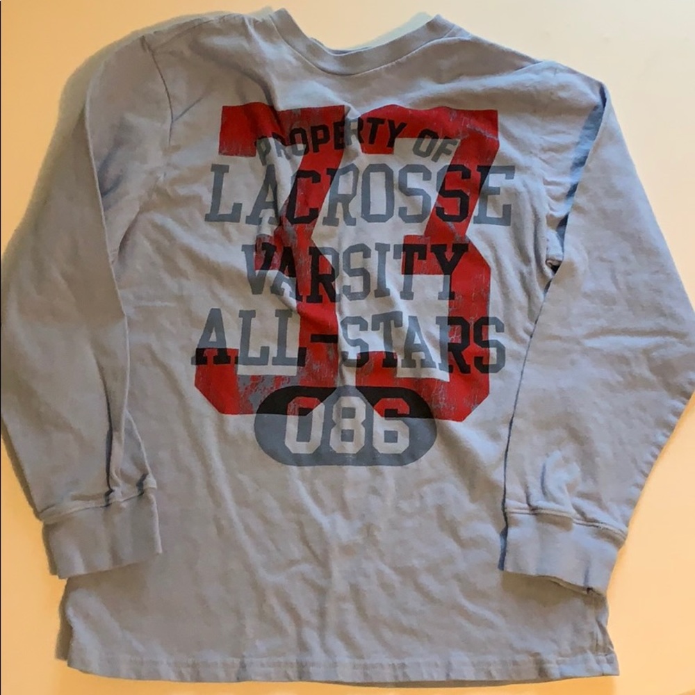 Boys lacrosse long sleeve